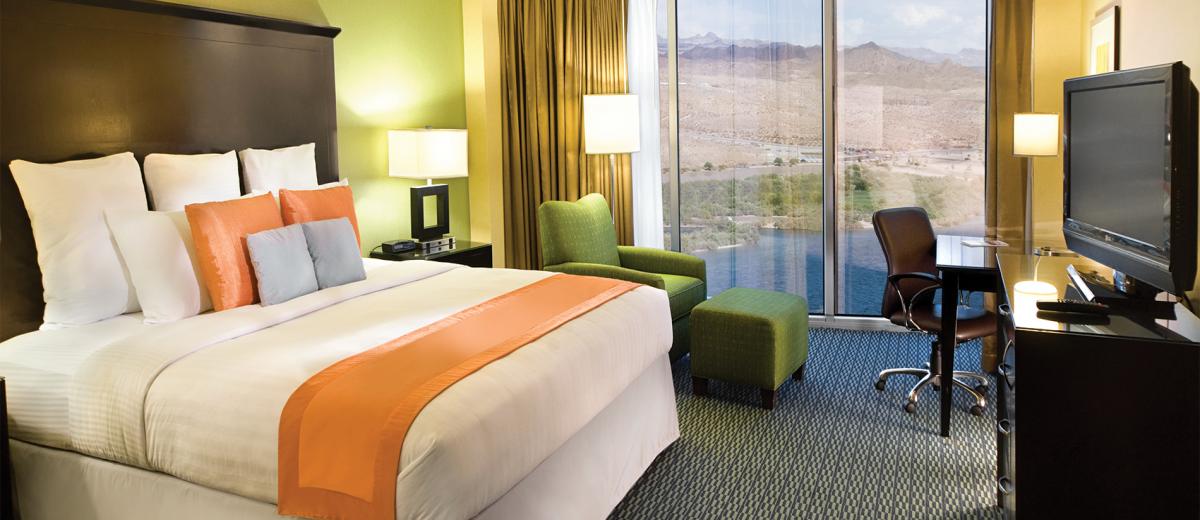Accommodations at Aquarius Hotel & Casino Resort